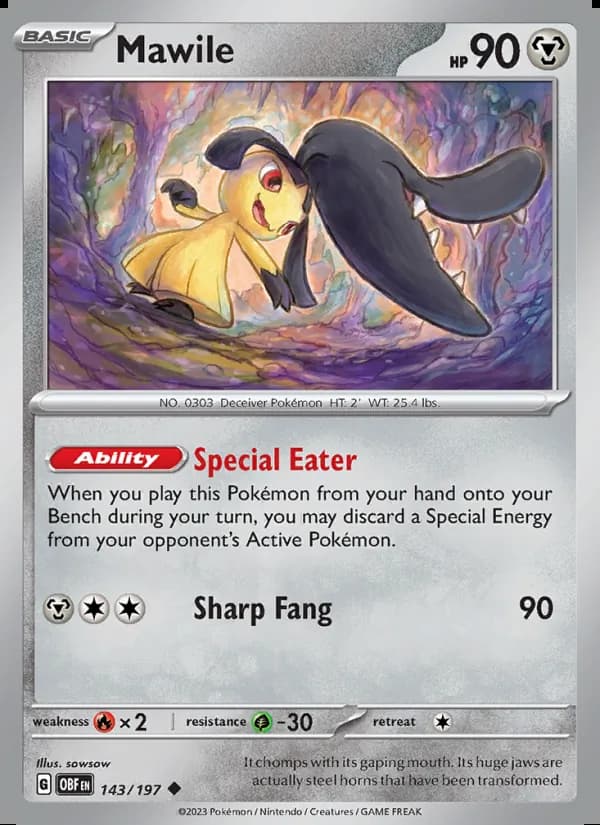 Mawile — Obsidian Flames #143
