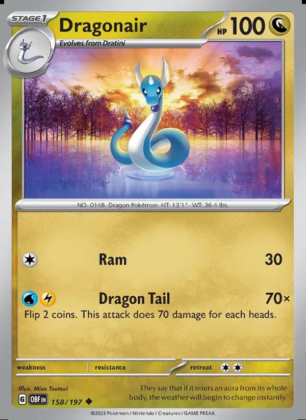 Dragonair — Obsidian Flames #158