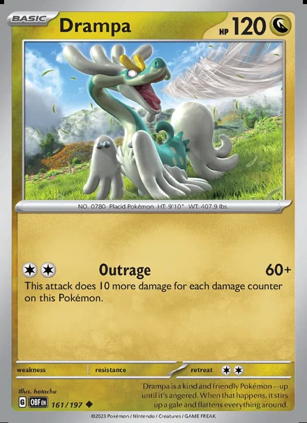 Drampa — Obsidian Flames #161