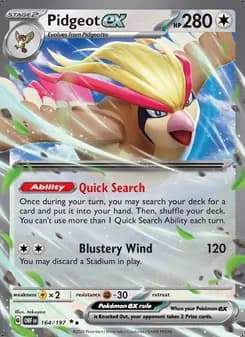 Pidgeot ex — Obsidian Flames #164