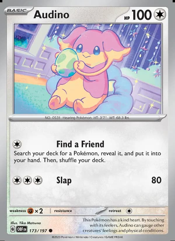 Audino — Obsidian Flames #173