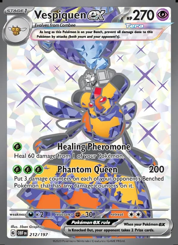 Vespiquen ex — Obsidian Flames #212