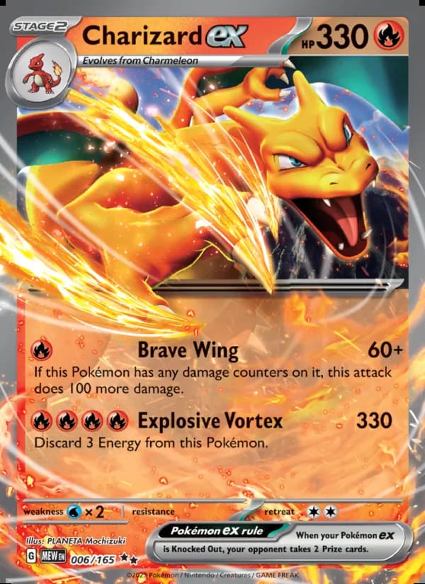 Charizard ex — 151 #006
