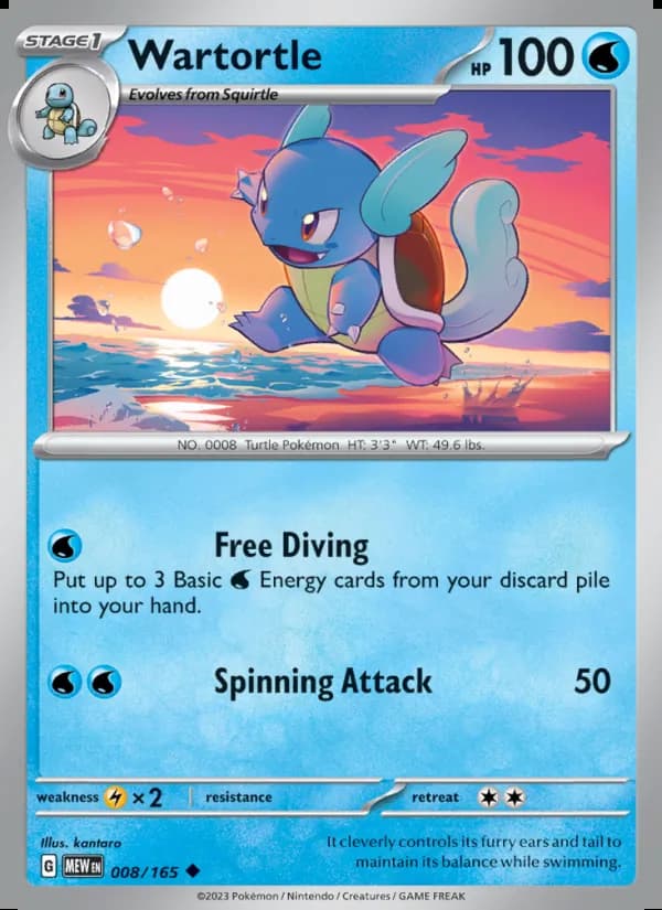 Wartortle — 151 #008