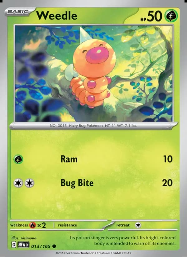 Weedle — 151 #013