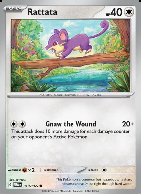 Rattata — 151 #019