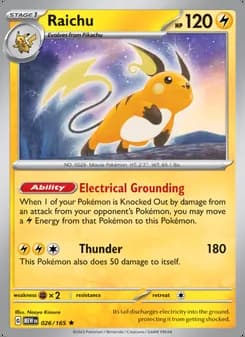 Raichu — 151 #026