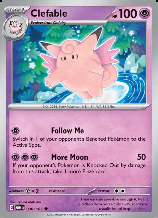 Clefable — 151 #036