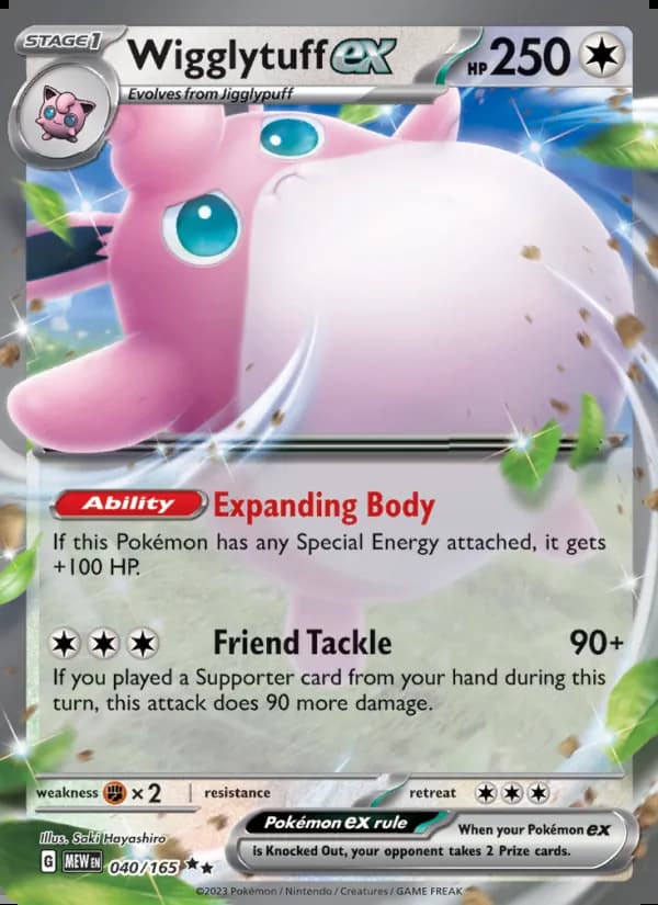 Wigglytuff ex — 151 #040