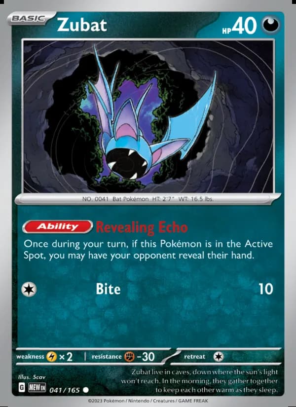 Zubat — 151 #041