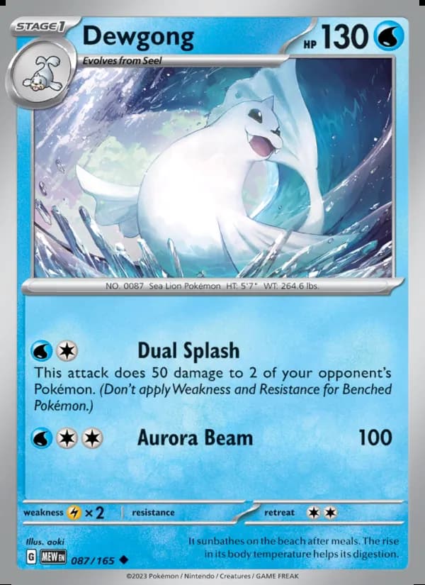 Dewgong — 151 #087