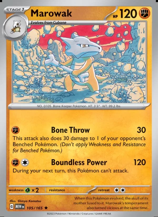 Marowak — 151 #105