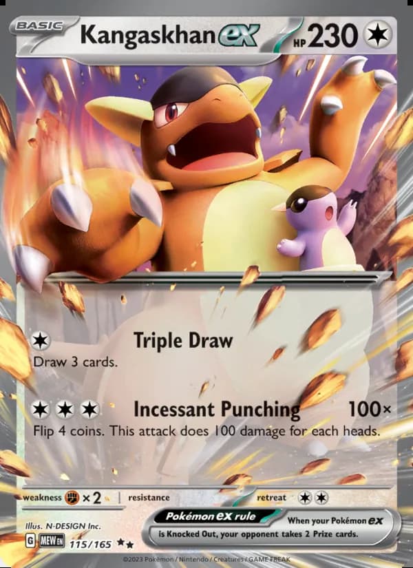Kangaskhan ex — 151 #115