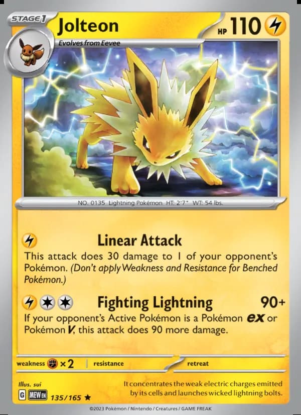 Jolteon — 151 #135