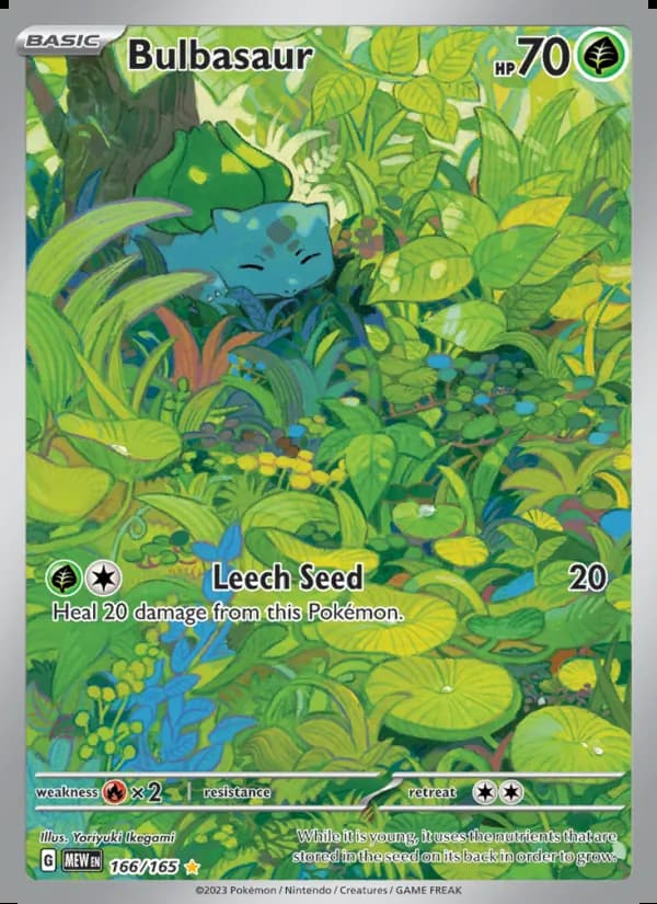 Bulbasaur — 151 #166