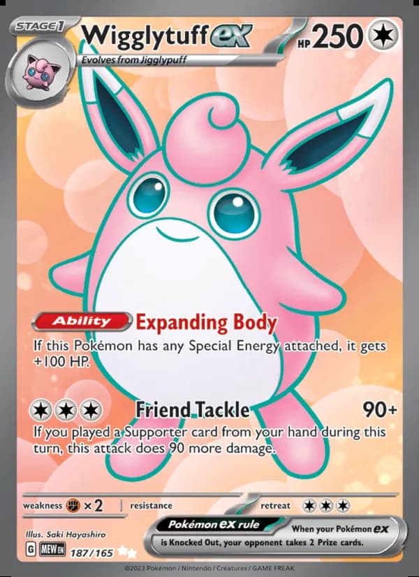 Wigglytuff ex — 151 #187