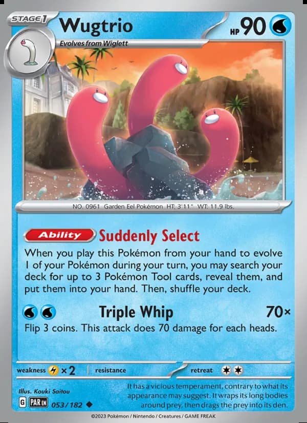 Wugtrio — Paradox Rift #053