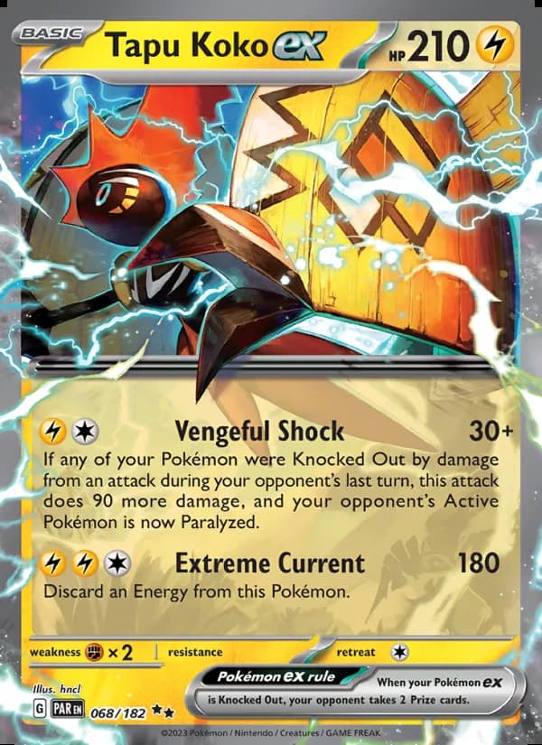 Tapu Koko ex — Paradox Rift #068