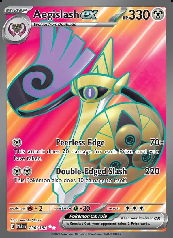 Aegislash ex — Paradox Rift #230