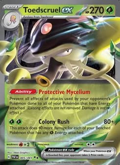 Toedscruel ex — Paldean Fates #005