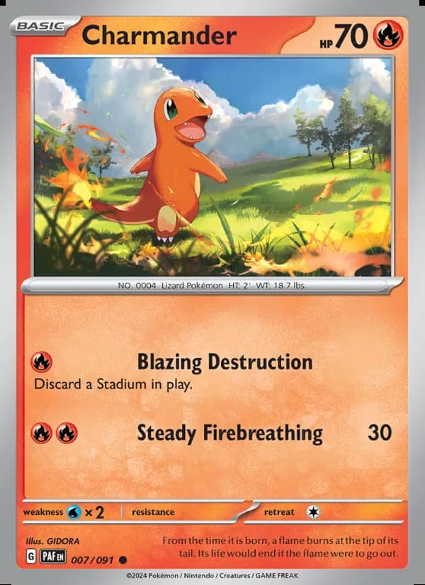 Charmander — Destinos de Paldea #007
