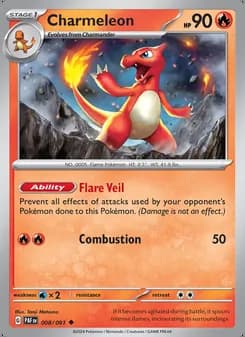 Charmeleon — Paldean Fates #008