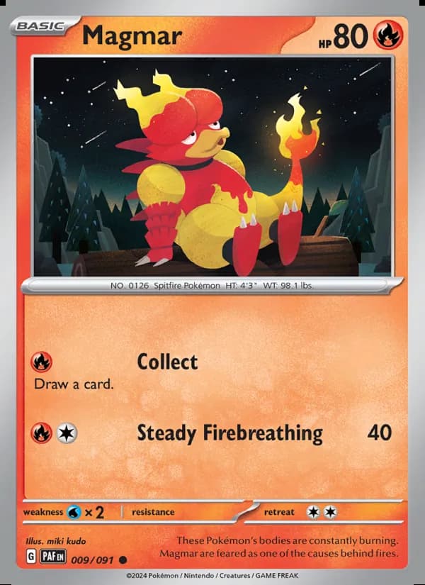 Magmar — Paldean Fates #009