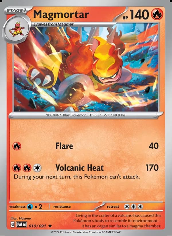Magmortar — Paldean Fates #010