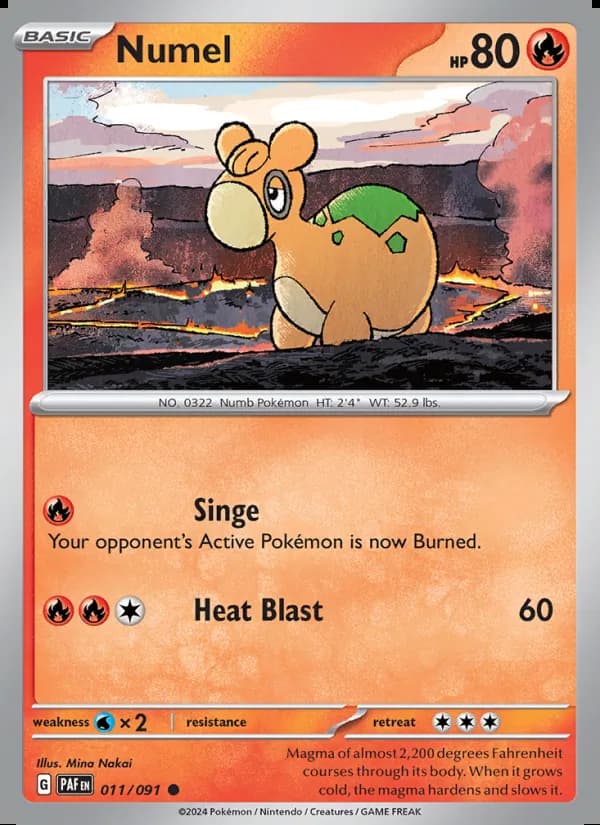 Numel — Paldean Fates #011