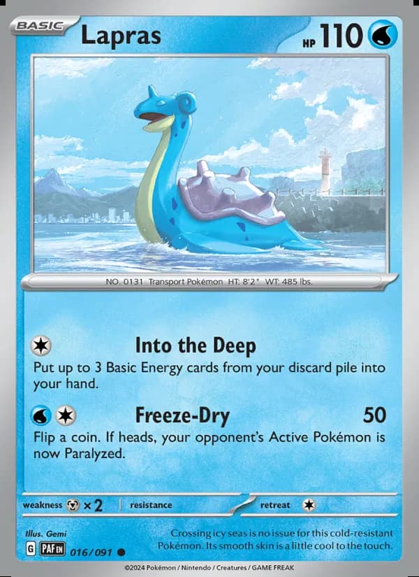 Lapras — Destinos de Paldea #016