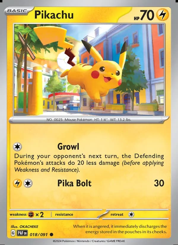 Pikachu — Destinos de Paldea #018