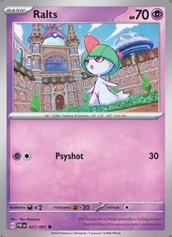 Ralts — Paldean Fates #027