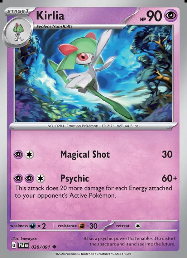 Kirlia — Destinos de Paldea #028