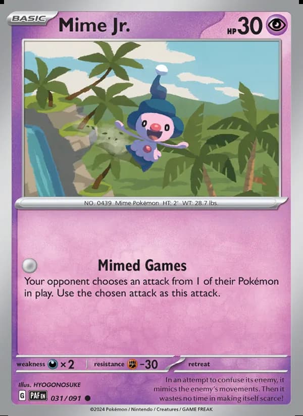 Mime Jr. — Destinos de Paldea #031