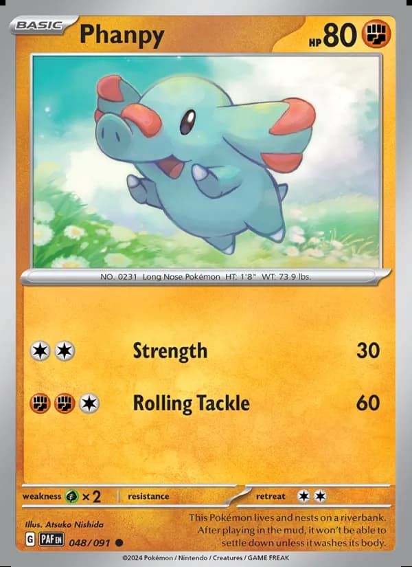 Phanpy — Destinos de Paldea #048