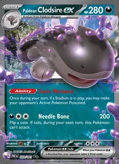 Paldean Clodsire ex — Paldean Fates #059