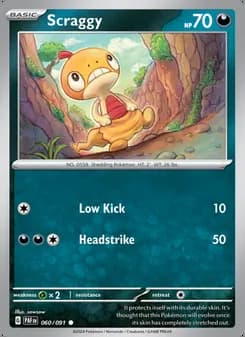 Scraggy — Paldean Fates #060