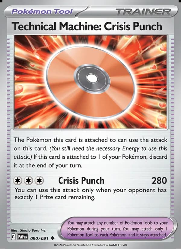 Technical Machine: Crisis Punch — Paldean Fates #090