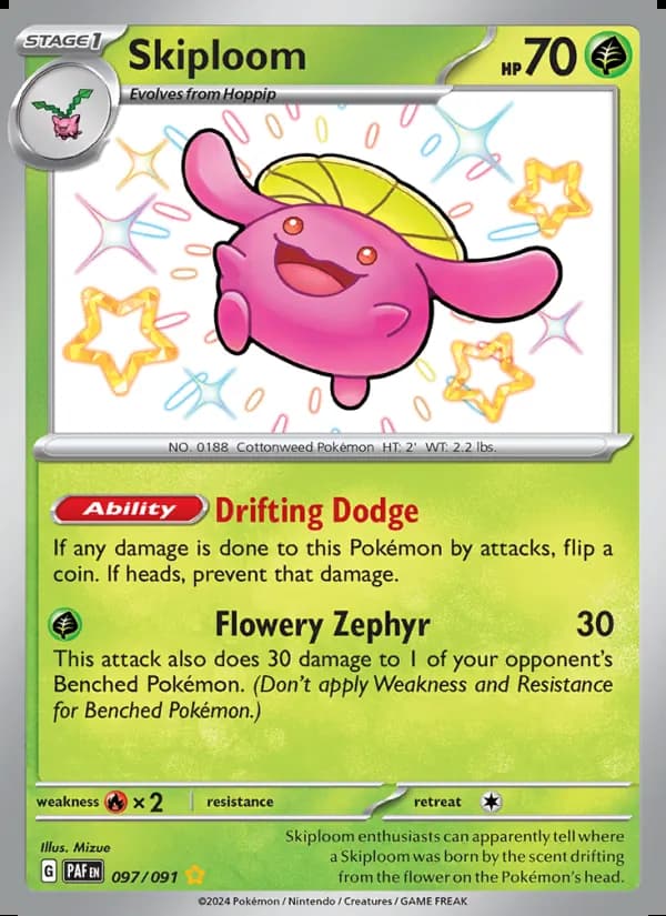 Skiploom — Paldean Fates #097
