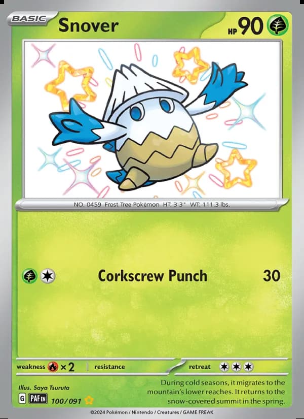 Snover — Paldean Fates #100