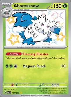 Abomasnow — Paldean Fates #101