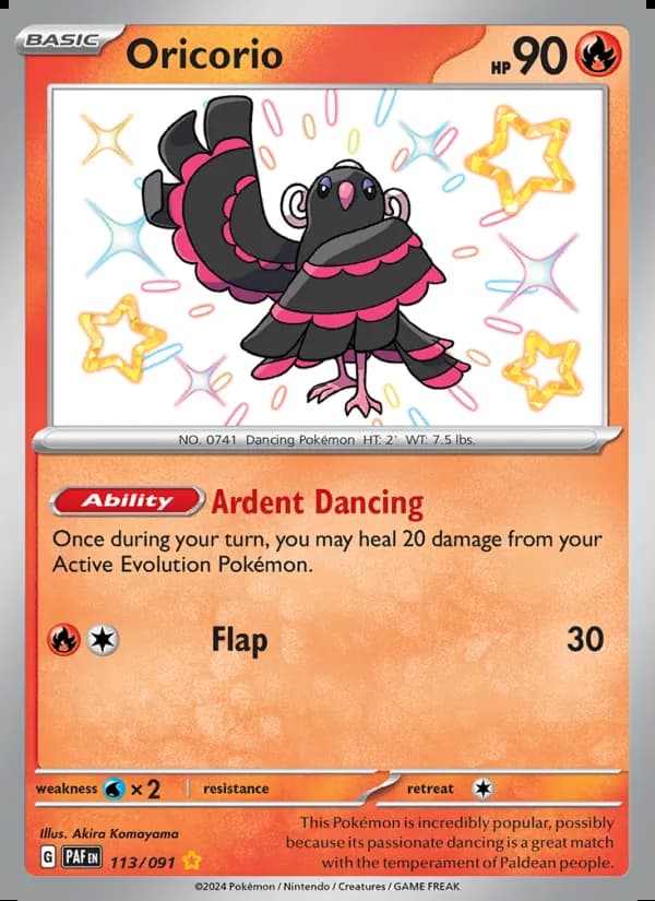 Oricorio — Paldean Fates #113