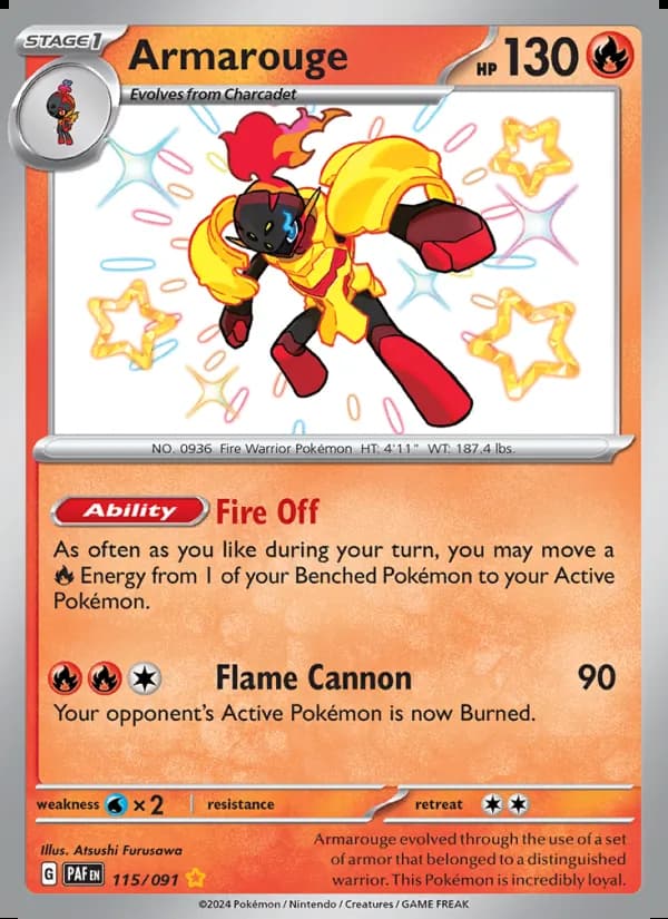Armarouge — Paldean Fates #115