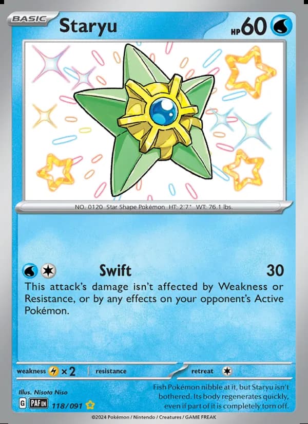 Staryu — Destinos de Paldea #118