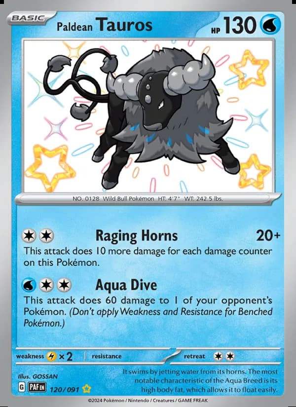 Paldean Tauros — Paldean Fates #120