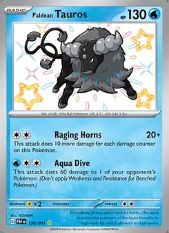 Paldean Tauros — Paldean Fates #120
