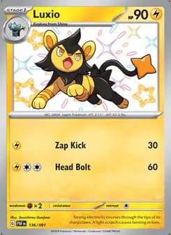 Luxio — Paldean Fates #136