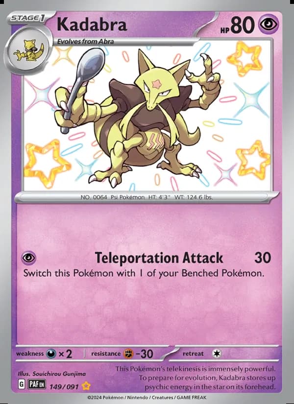 Kadabra — Paldean Fates #149