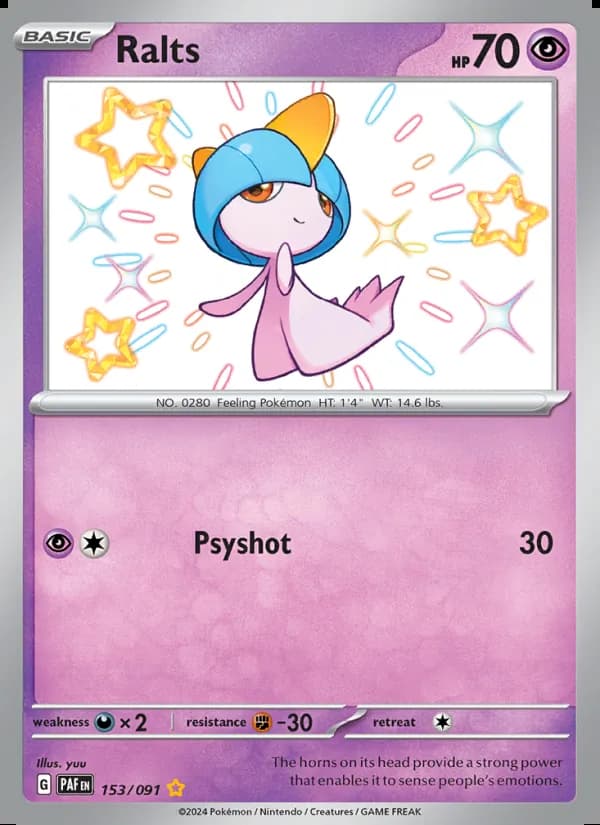 Ralts — Paldean Fates #153