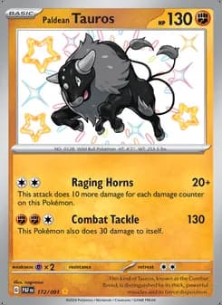 Paldean Tauros — Paldean Fates #172